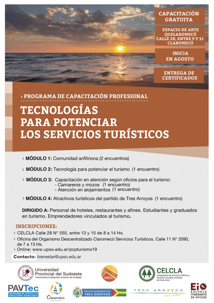 Programa de Capacitación Profesional Tecnologías para potenciar los servicios turísticos Claromeco jpg-01