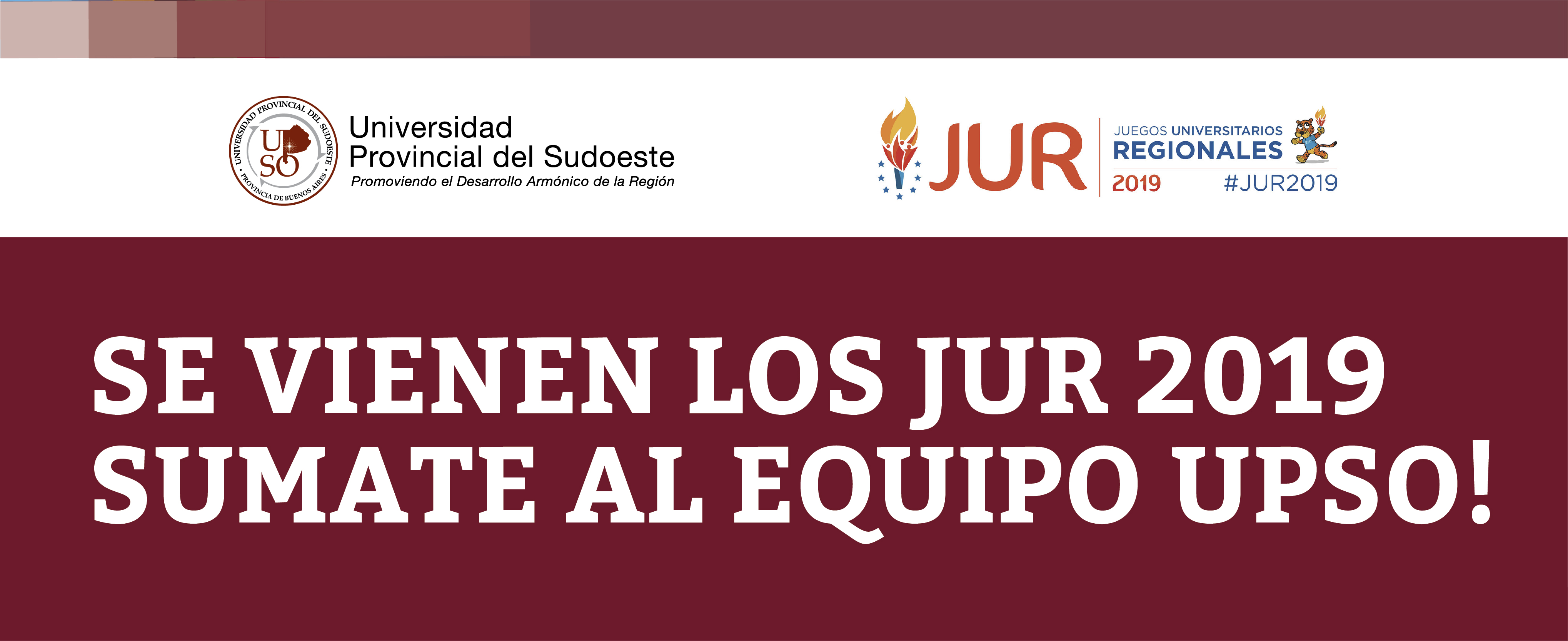 JUR 2019: SUMATE AL EQUIPO UPSO!
